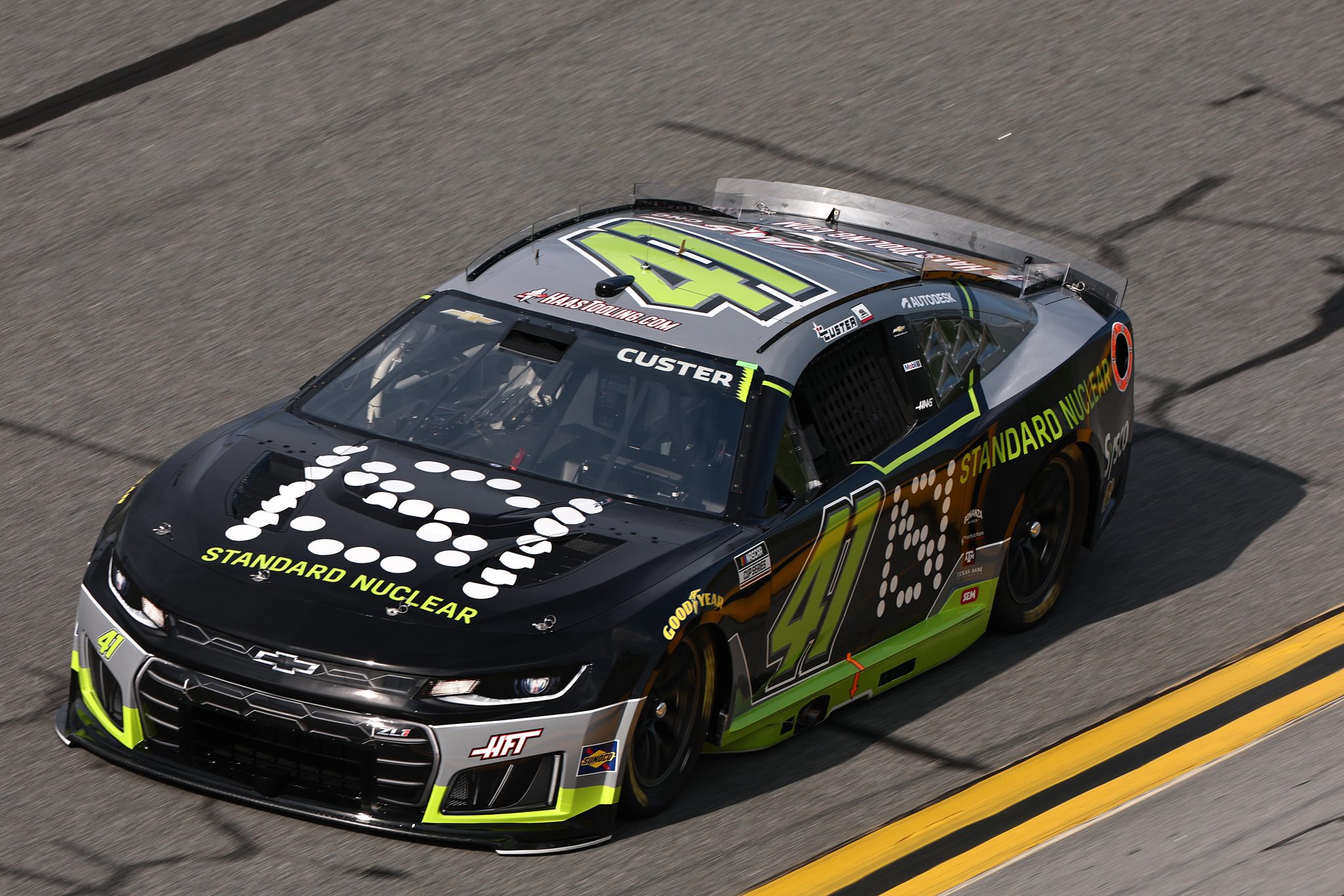 DAYTONA BEACH, FLORIDA - AUGUST 28: Cole Custer, driver of the #41 Standard Nuclear Chevrolet, drives during qualifying for the NASCAR Cup Series Coke Zero Sugar 400 at Daytona International Speedway on August 28, 2026 in Daytona Beach, Florida. (Photo by Chris Graythen/Getty Images) | Getty Images