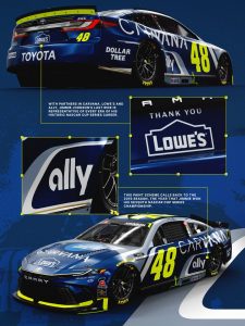 2027 Dayona 500 48 Johnson Carvana Lowes 2