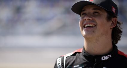 DAYTONA BEACH, FLORIDA - AUGUST 28: Harrison Burton, driver of the #24 Klutch Vodka Toyota, looks on during qualifying for the NASCAR O'Reilly Auto Parts SeriesWinn-Dixie 250 Powered by Coca-Cola at Daytona International Speedway on August 28, 2026 in Daytona Beach, Florida. (Photo by Sean Gardner/Getty Images) | Getty Images