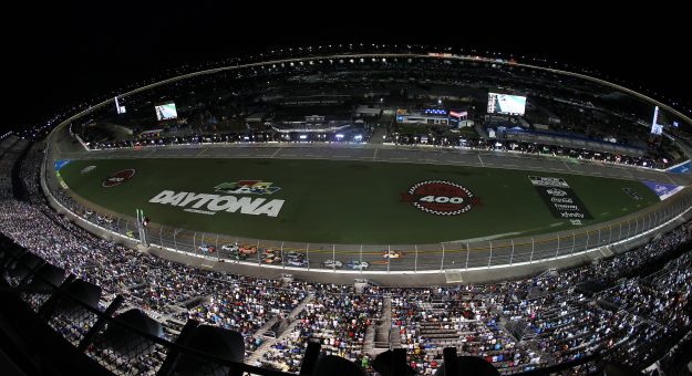 DAYTONA BEACH, FLORIDA - AUGUST 29: A general view of racing during the NASCAR Cup Series Coke Zero Sugar 400 at Daytona International Speedway on August 29, 2026 in Daytona Beach, Florida. (Photo by James Gilbert/Getty Images) | Getty Images