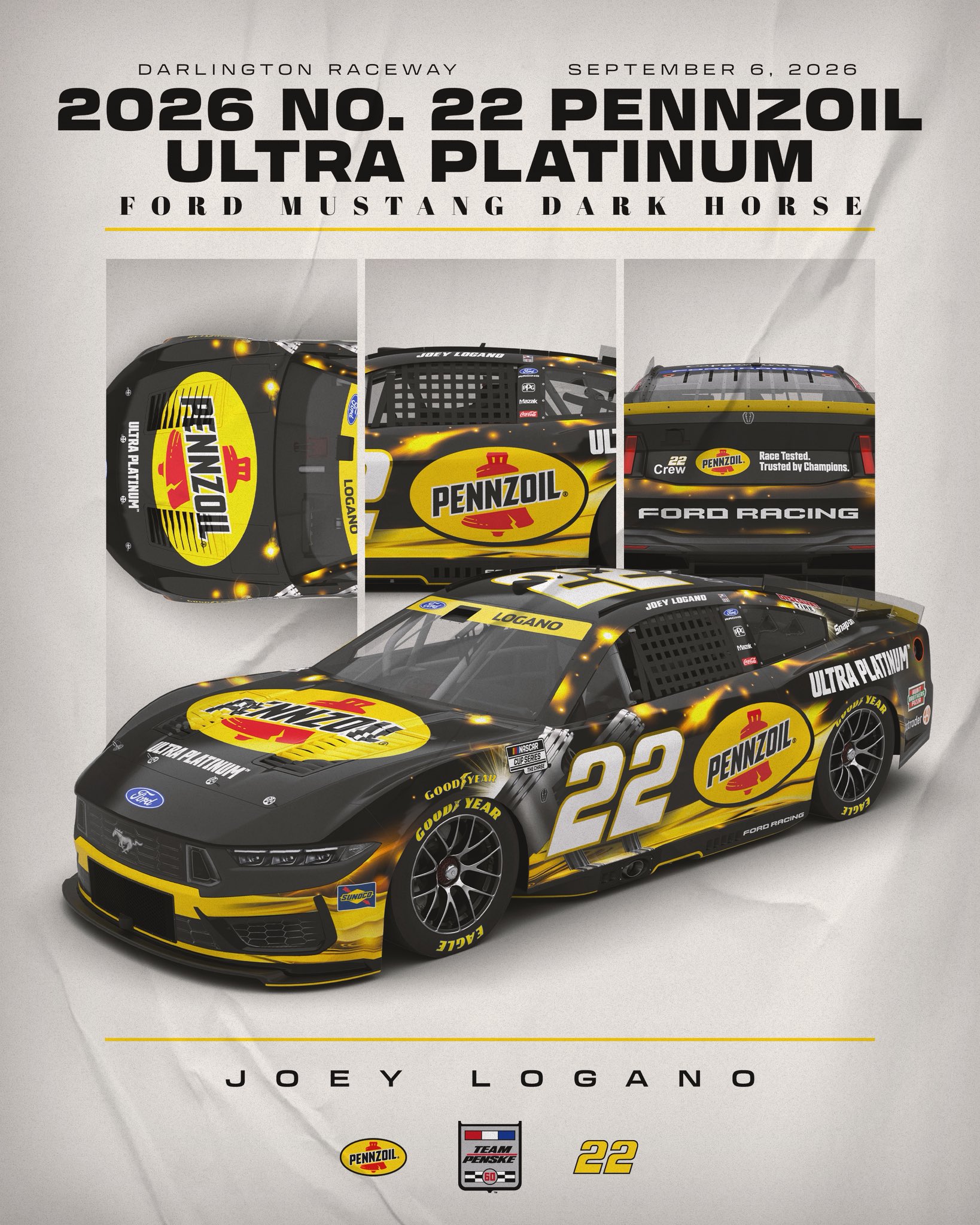 2026 Team Penske Paint Schemes - Joey Logano | Jayski