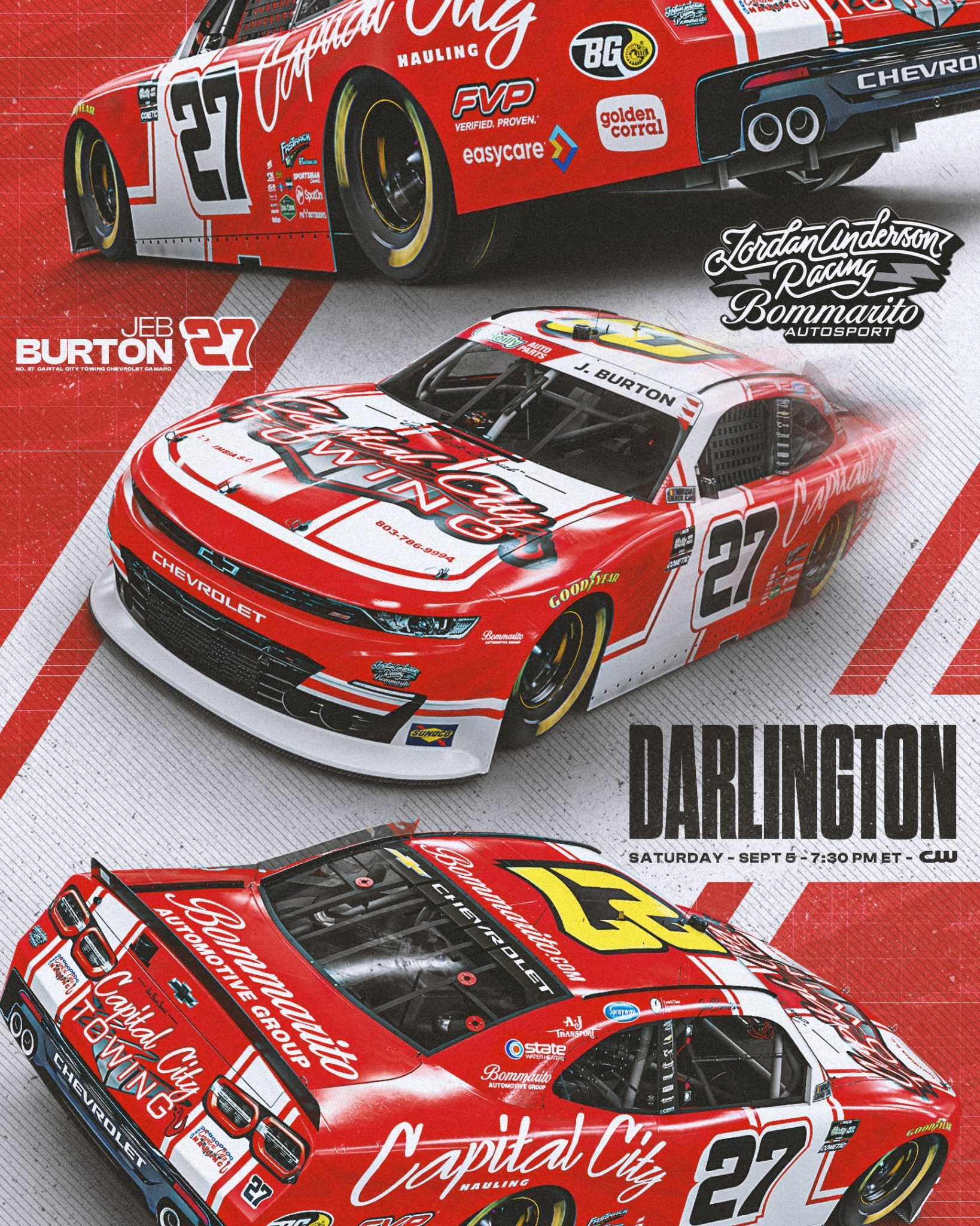 Jeb Burton Darlington Scheme