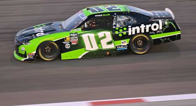 MADISON, ILLINOIS - SEPTEMBER 12: Ryan Ellis, driver of the #02 Introl Chevrolet, drives during the NASCAR O'Reilly Auto Parts Series Nu Way 225 Powered by Bobcat and Sauced by Blues Hog at WWT Raceway on September 12, 2026 in Madison, Illinois. (Photo by Amy Kontras/Getty Images) | Getty Images
