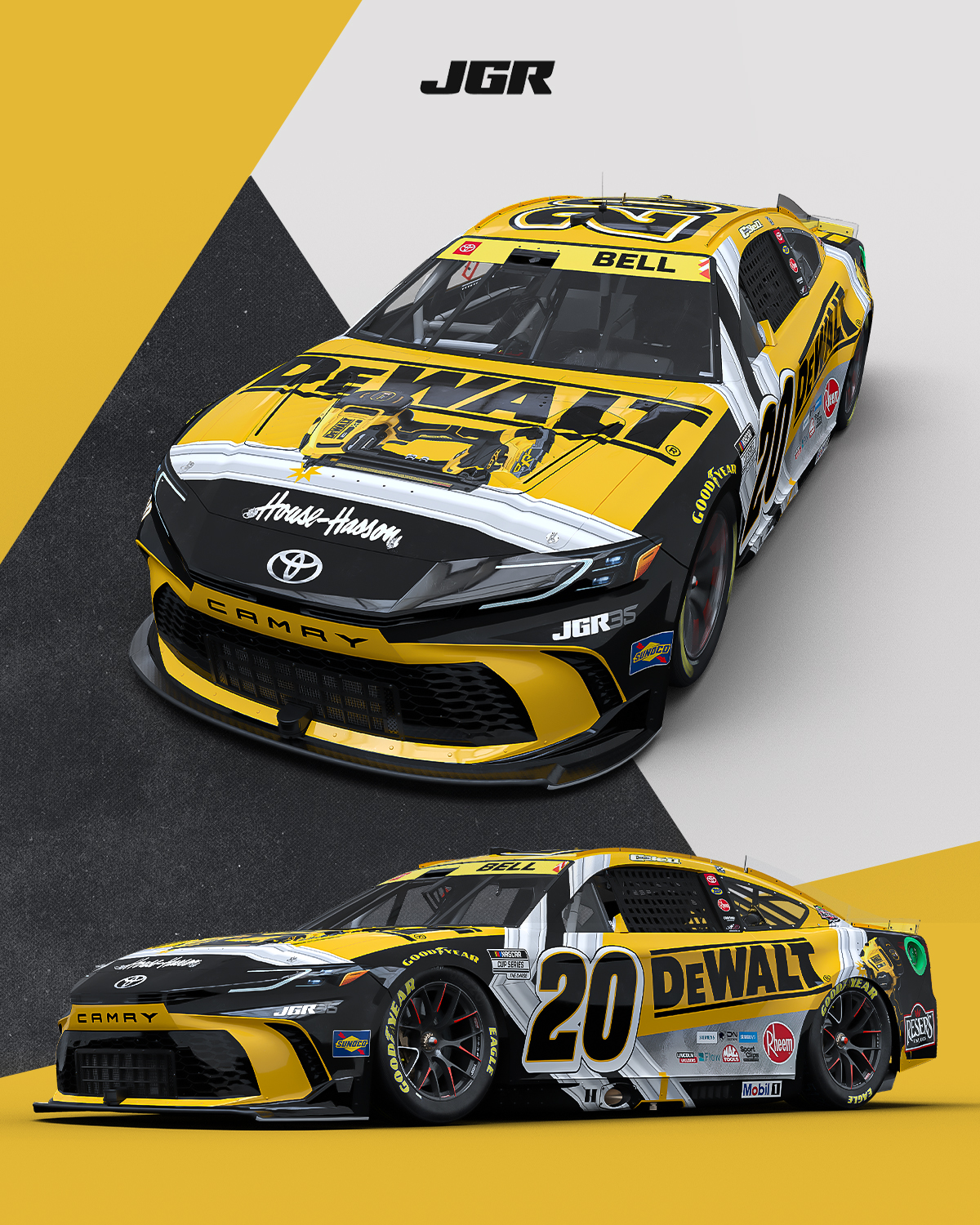 2026 Joe Gibbs Racing Paint Schemes - Christopher Bell | Jayski