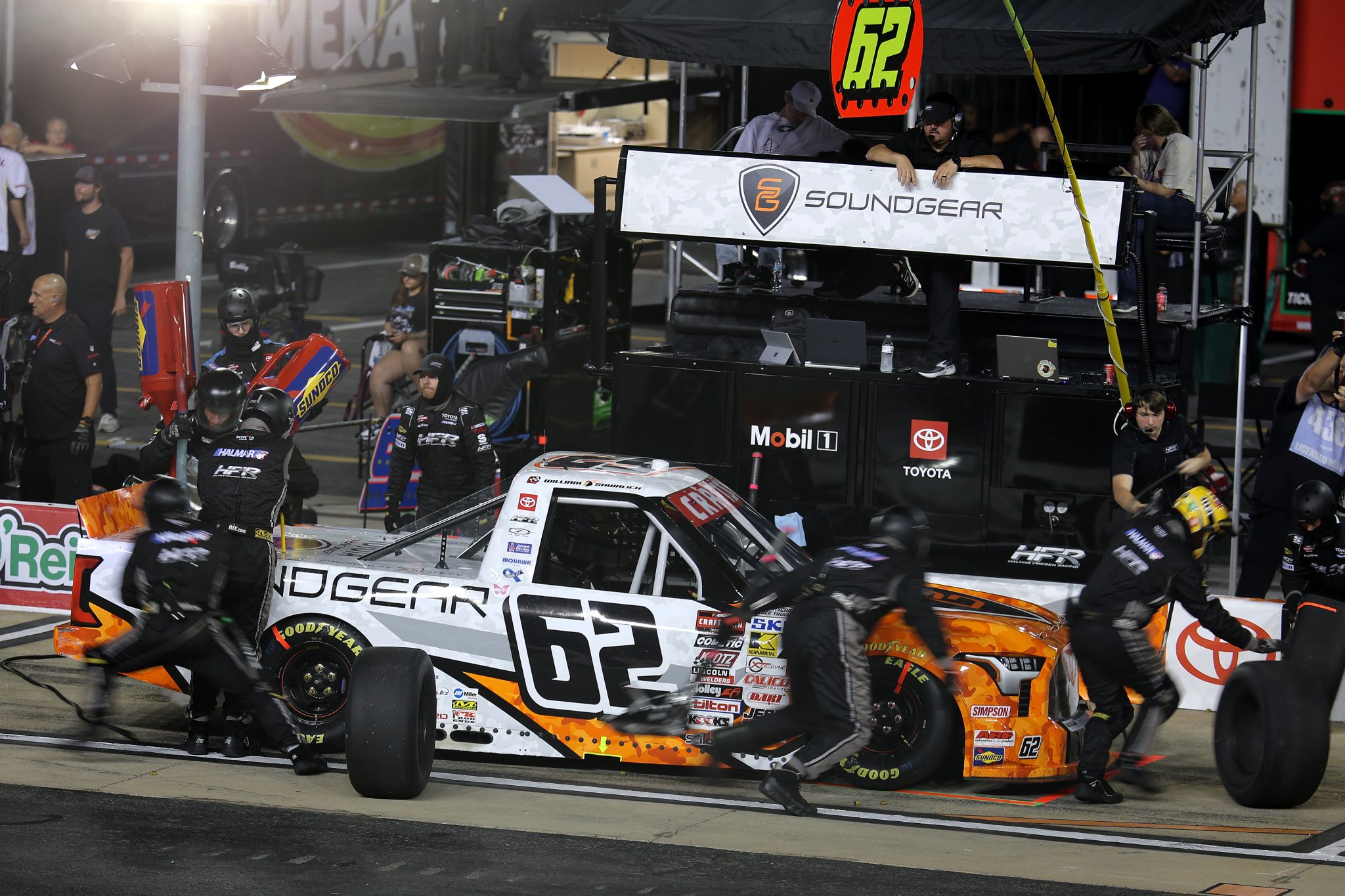 BRISTOL, TENNESSEE - SEPTEMBER 17: William Sawalich, driver of the #62 Soundgear Toyota, pits during the NASCAR Craftsman Truck Series UNOH 250 Presented by Ohio Logistics at Bristol Motor Speedway on September 17, 2026 in Bristol, Tennessee. (Photo by Jonathan Bachman/Getty Images) | Getty Images