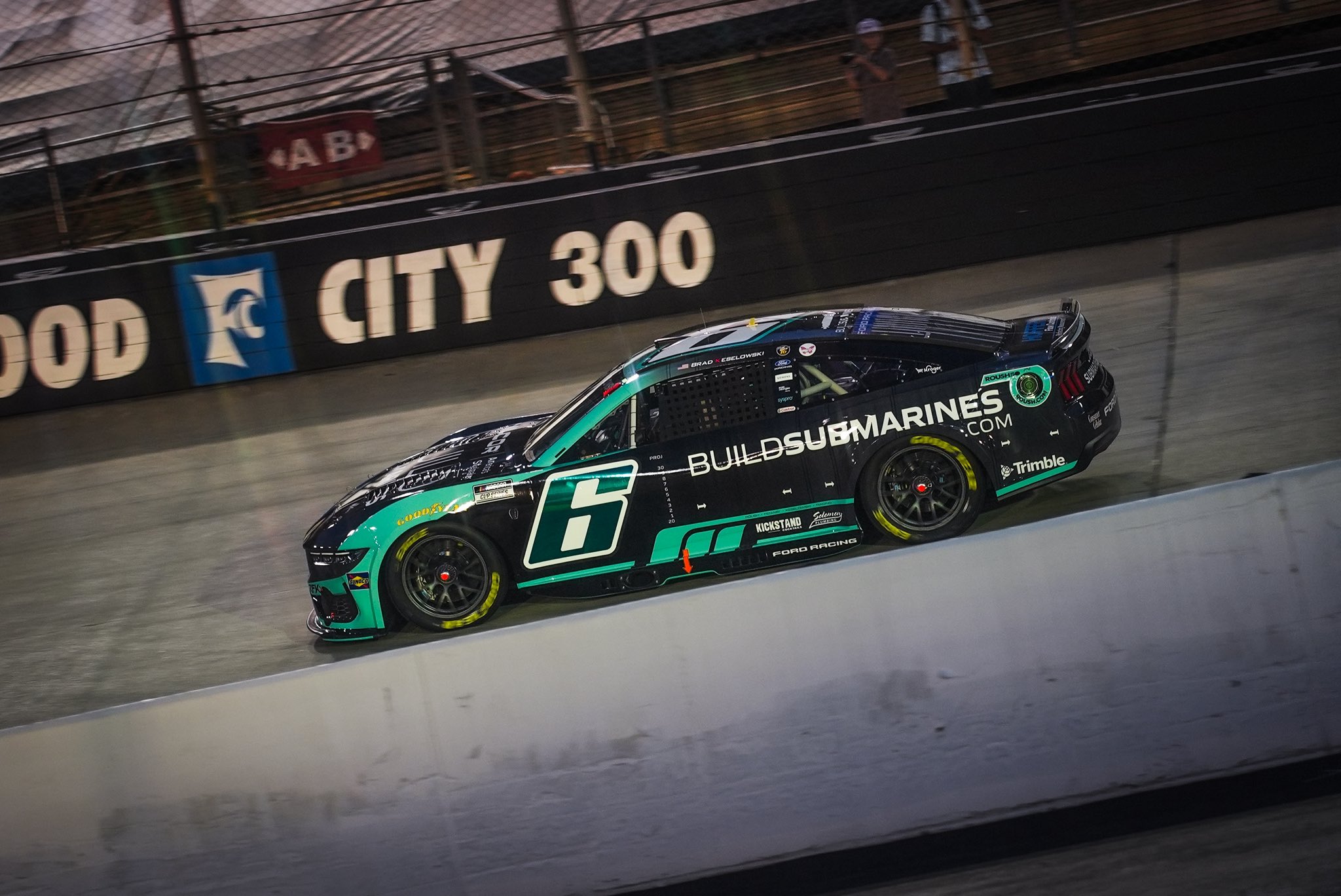 BRISTOL, TN – SEPTEMBER 19: Brad Keselowski, driver of the #6 Modelo Ford, drives during the NASCAR Cup Series Bass Pro Shops Night Race at Bristol Motor Speedway on September 19, 2026 in Bristol, Tennessee. (Photo from RFK Racing)