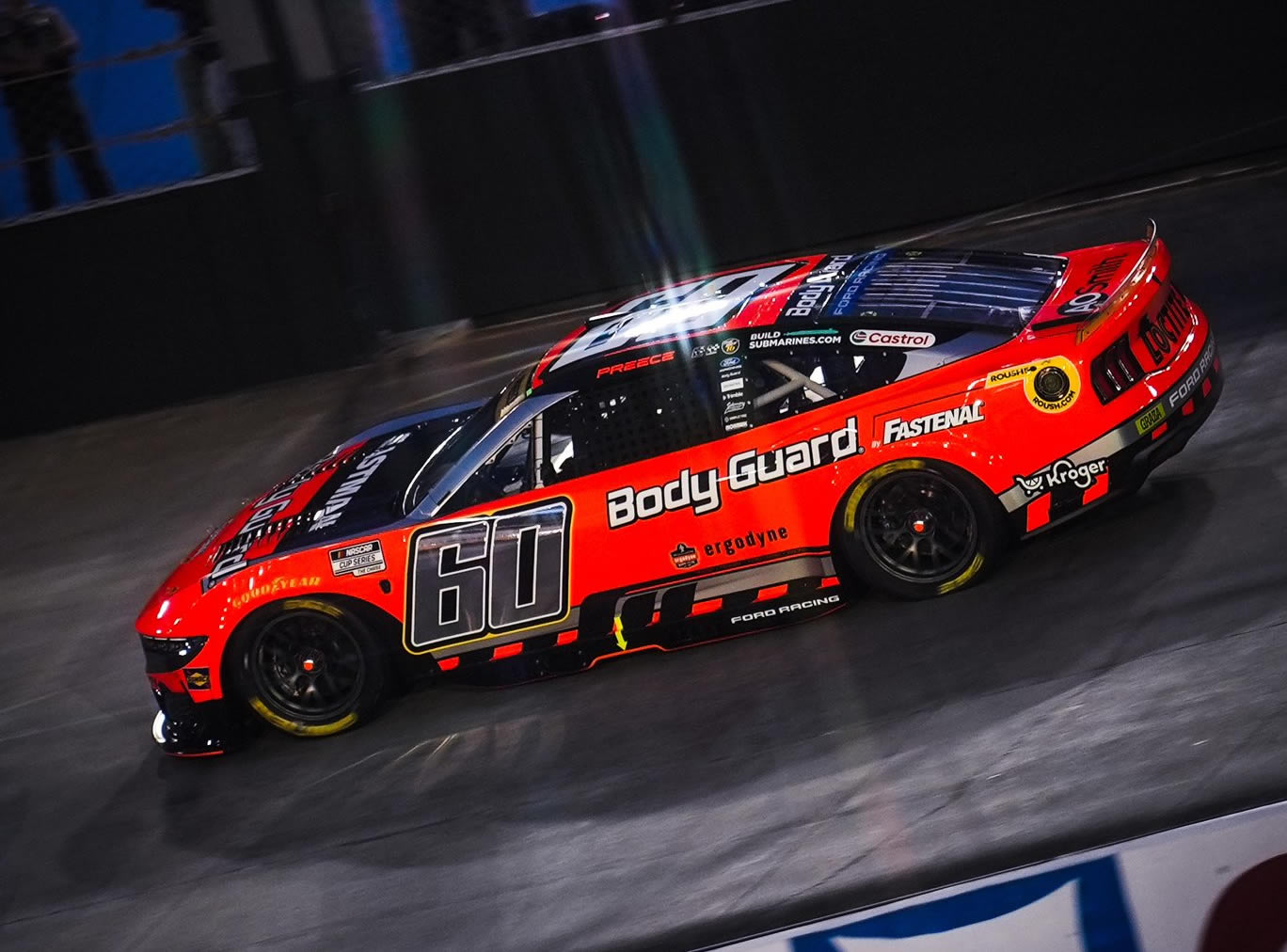 BRISTOL, TN – SEPTEMBER 19: Ryan Preece, driver of the #60 Mohawk Northeast, Inc. Ford, drives during the NASCAR Cup Series Bass Pro Shops Night Race at Bristol Motor Speedway on September 19, 2026 in Bristol, Tennessee. (Photo from RFK Racing)