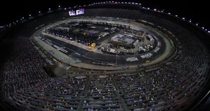BRISTOL, TENNESSEE - SEPTEMBER 19: A general view of racing during the NASCAR Cup Series Bass Pro Shops Night Race at Bristol Motor Speedway on September 19, 2026 in Bristol, Tennessee. (Photo by Jonathan Bachman/Getty Images) | Getty Images