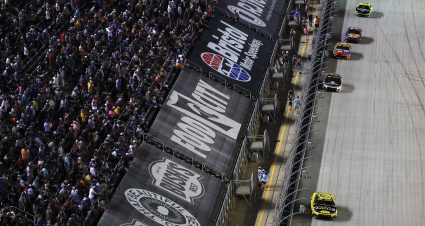 BRISTOL, TENNESSEE - SEPTEMBER 19: A general view of racing during the NASCAR Cup Series Bass Pro Shops Night Race at Bristol Motor Speedway on September 19, 2026 in Bristol, Tennessee. (Photo by Jonathan Bachman/Getty Images) | Getty Images