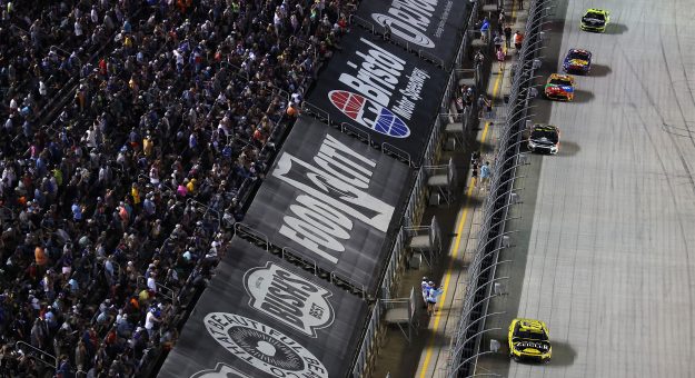 BRISTOL, TENNESSEE - SEPTEMBER 19: A general view of racing during the NASCAR Cup Series Bass Pro Shops Night Race at Bristol Motor Speedway on September 19, 2026 in Bristol, Tennessee. (Photo by Jonathan Bachman/Getty Images) | Getty Images