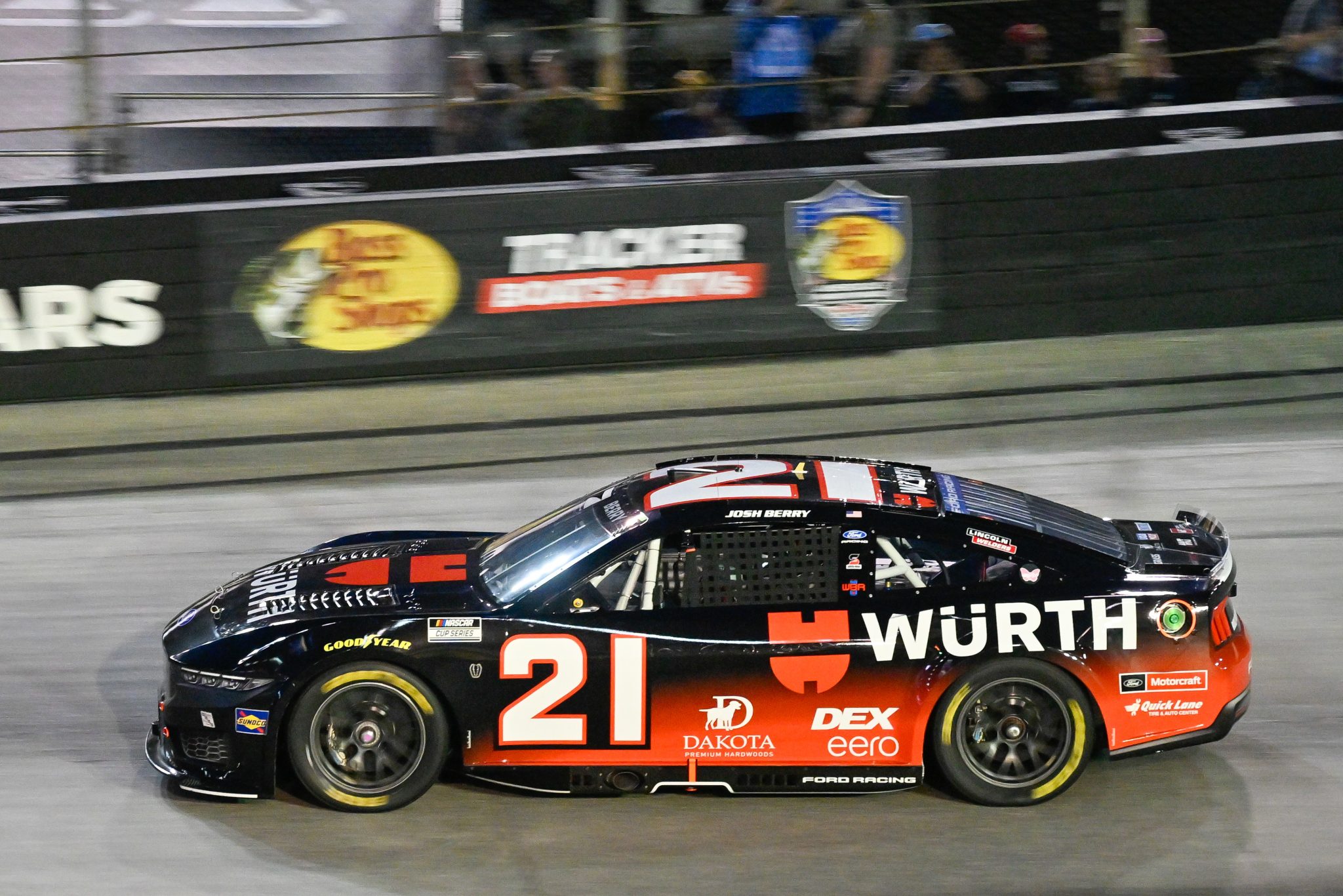 #21: Josh Berry, Wood Brothers Racing, WURTH Ford Mustang