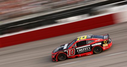 Ty Dillon’s 2026 #10 Grizzly Nicotine Pouches Chevrolet paint scheme.