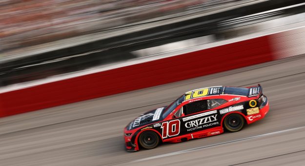 Ty Dillon’s 2026 #10 Grizzly Nicotine Pouches Chevrolet paint scheme.