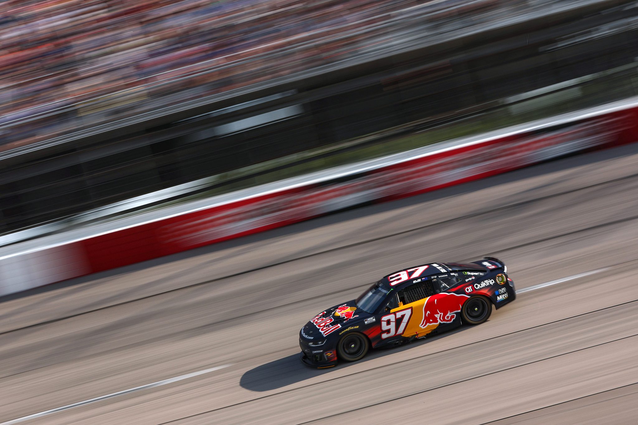 DARLINGTON, SOUTH CAROLINA - SEPTEMBER 06: Shane Van Gisbergen, driver of the #97 Red Bull Chevrolet, drives during the NASCAR Cup Series Cook Out Southern 500 at Darlington Raceway on September 06, 2026 in Darlington, South Carolina. (Photo by Meg Oliphant/Getty Images) | Getty Images